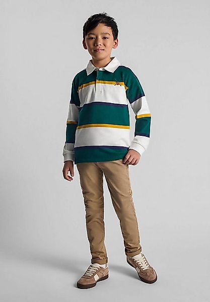 MINOTI Poloshirt Gestreiftes Poloshirt mit Stickerei und Kragen (2y-14y) mi günstig online kaufen