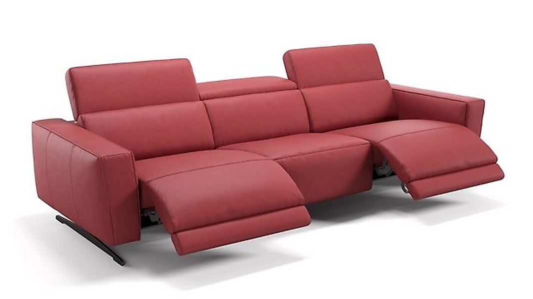 Sofanella 3-Sitzer Leder ALESSO, Relaxcouch, Designersofa, Designer Sofa, 3 günstig online kaufen