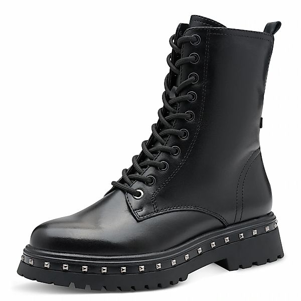 Tamaris Schnürboots, Blockabsatz, Plateau, Schnürstiefelette mit Nieten am günstig online kaufen