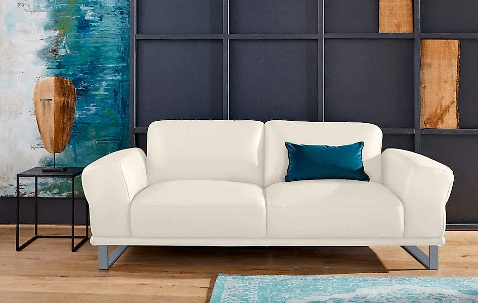 W.SCHILLIG 2,5-Sitzer "montanaa" mit Metallkufen in Silber matt, Breite 212 günstig online kaufen