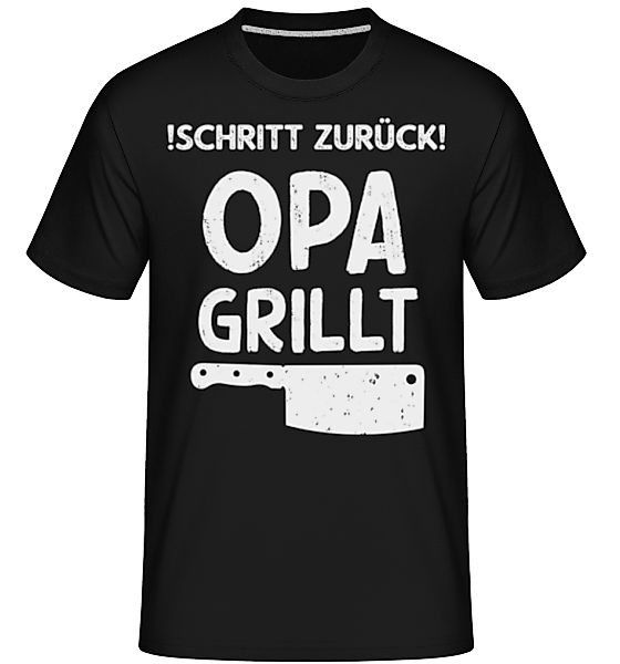 Schritt Zurück Opa Grillt · Shirtinator Männer T-Shirt günstig online kaufen