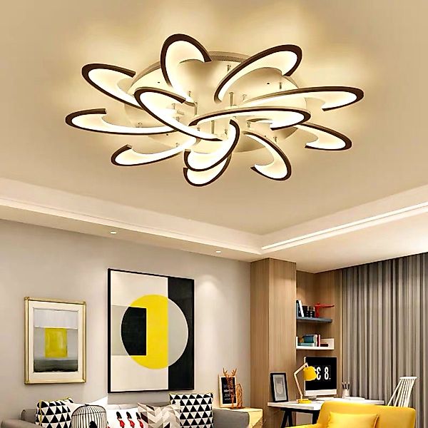 oyajia Deckenleuchte 80/120W LED Deckenlampe Blume günstig online kaufen