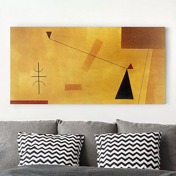 Leinwandbild Kunstdruck - Querformat Wassily Kandinsky - Außer Gewicht günstig online kaufen