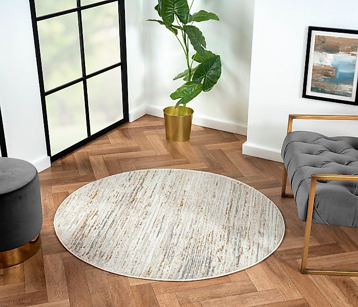 Myflair Möbel & Accessoires Teppich "My Passion" rund 10 mm Höhe Kurzflor, günstig online kaufen