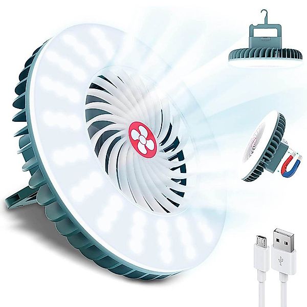 MUPOO Mini USB-Ventilator Camping Ventilator mit günstig online kaufen