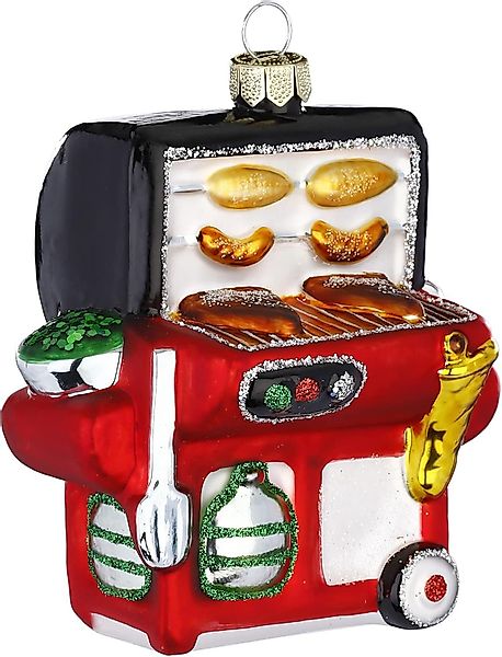 INGE-GLAS® Christbaumschmuck Christbaumschmuck Gasgrill BBQ Glas günstig online kaufen