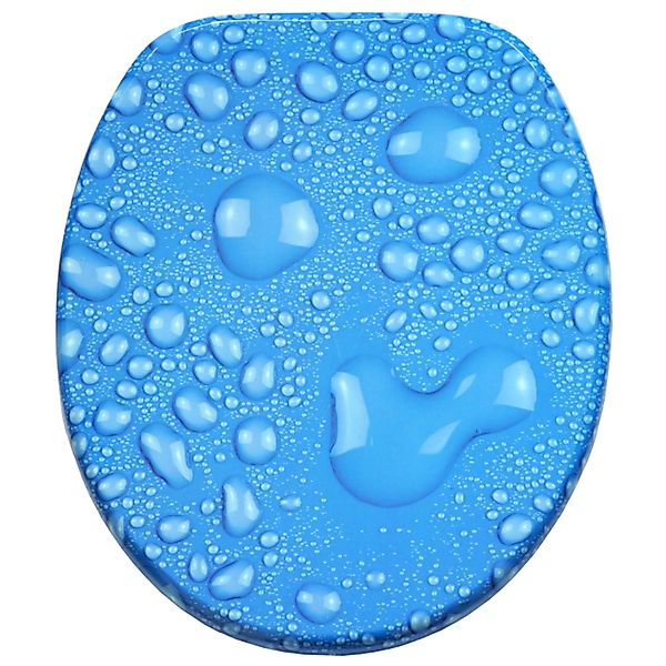 Sanilo WC Sitz mit Absenkautomatik Tautropfen Blau, hochwertiger und stabil günstig online kaufen