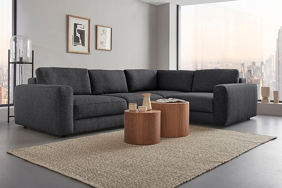 PLACES OF STYLE Ecksofa "Bloomfield, Breite 304cm, Mega Polsterecke mit vie günstig online kaufen