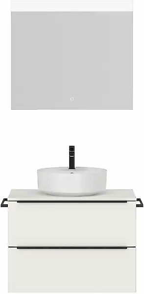 nobilia® Badmöbel-Set »Alvene« vormontiert, mit Soft-Close, 2 Stk. tlg. günstig online kaufen