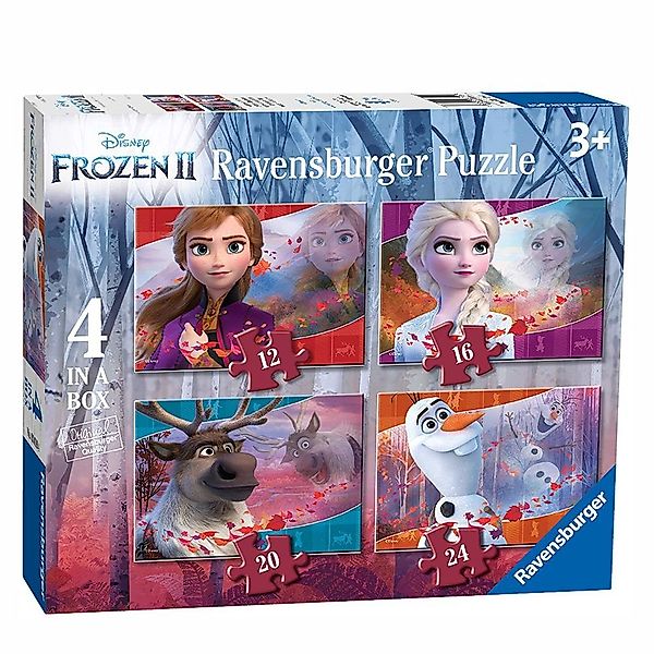 Disney Frozen Puzzle 4 in 1 günstig online kaufen
