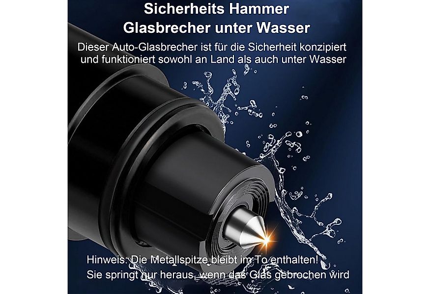 Mutig Hammer 2 in 1 Gurtschneider Notfallhammer (2 Stück Auto Sicherheitsha günstig online kaufen
