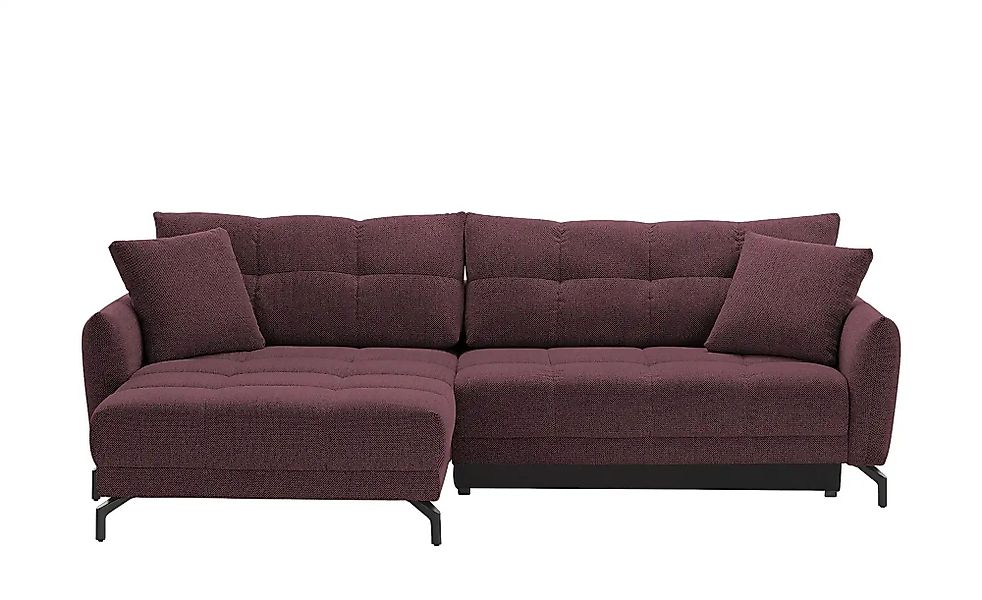 bobb Ecksofa  Casandra de Luxe ¦ rot ¦ Maße (cm): B: 284 H: 91 T: 191.0 Pol günstig online kaufen