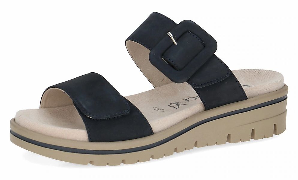 Caprice Pantolette, Keilabsatz, Bequemschuh, Schlüpfschuh mit Zierschnalle, günstig online kaufen