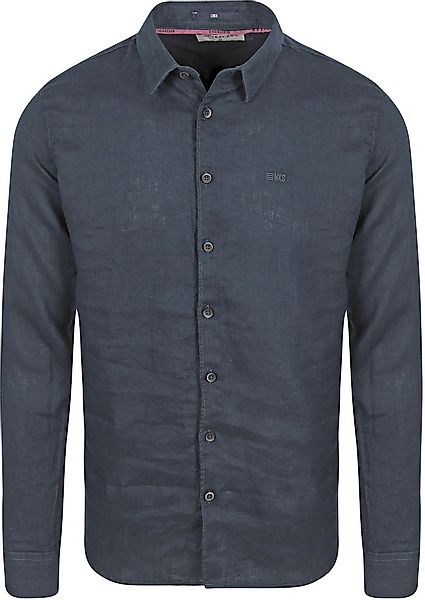 No Excess Hemd Leinen Navy - Größe XL günstig online kaufen