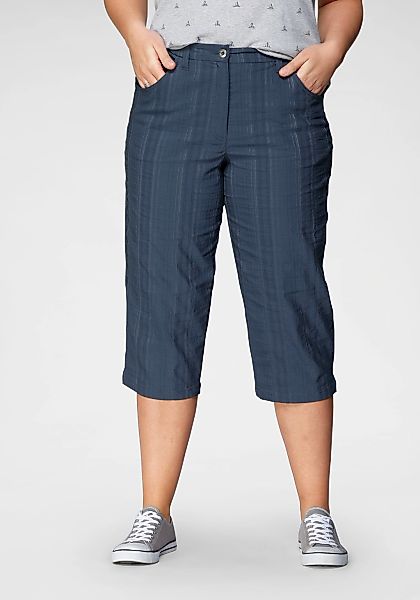 KjBRAND Caprihose "Babsie: bequemer Oberschenkel", mit Strukturmuster günstig online kaufen