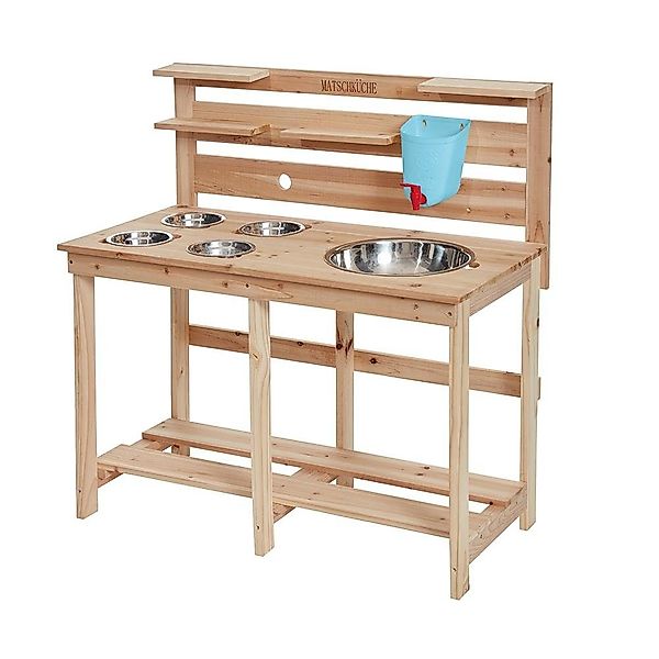 Happy People Outdoor-Spielküche Matschküche, aus Holz, günstig online kaufen