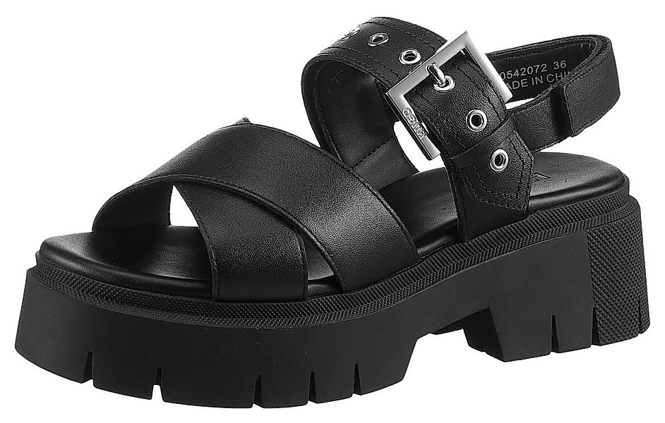 HUGO Kris_Sandal Plateausandaletten Sommerschuh, Riemchensandale, Festivals günstig online kaufen