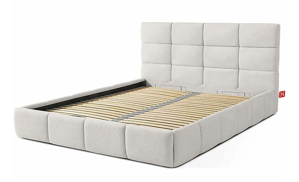 KONSIMO Polsterbett  Altos ¦ weiß ¦ Maße (cm): B: 156 H: 115 Betten > Polst günstig online kaufen