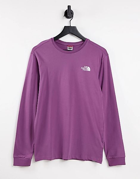 The North Face – Simple Dome – Langärmliges Shirt in Lila günstig online kaufen