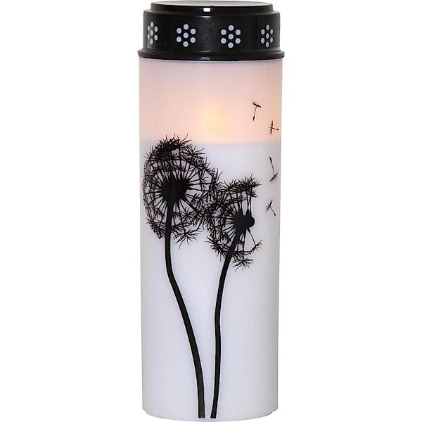 MARELIDA LED-Kerze LED Grablicht Grabkerze Pusteblume günstig online kaufen