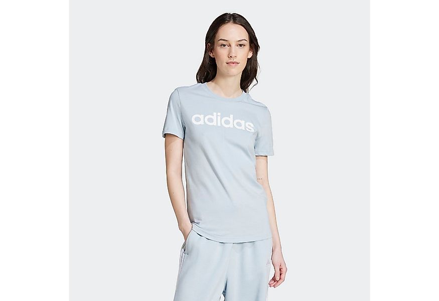 adidas Sportswear T-Shirt ESSENTIALS SLIM- MIT LOGO günstig online kaufen