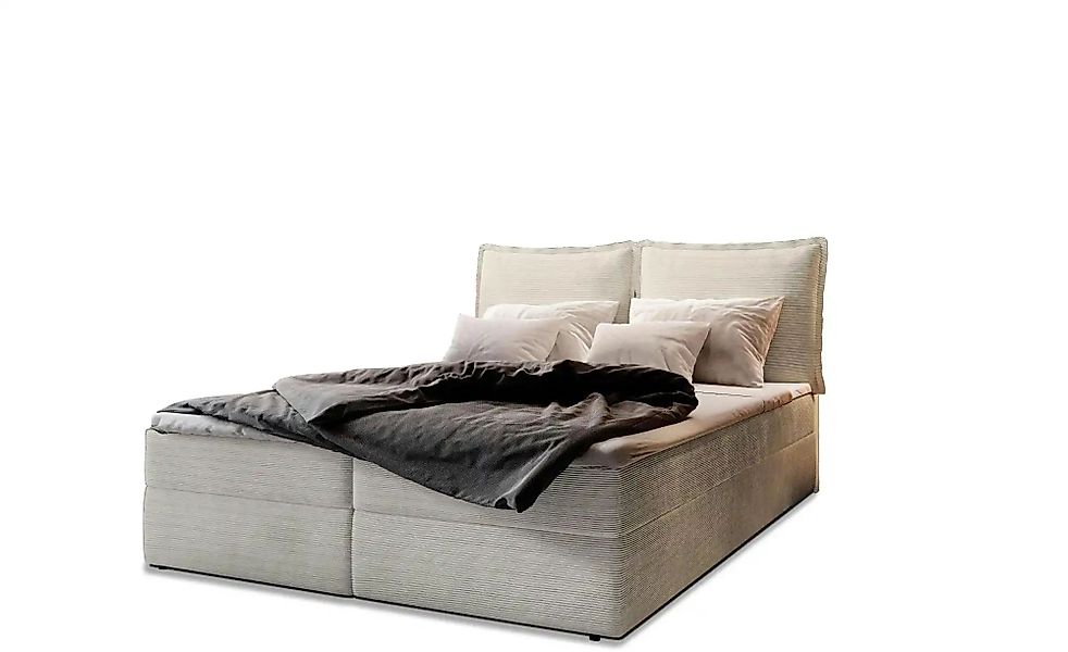 MASSENO Boxbett mit Bettkasten Lente ¦ beige ¦ Maße (cm): B: 180 H: 98 Bett günstig online kaufen