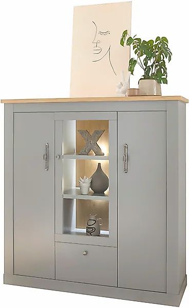 Home affaire Highboard "CHAMBORD", Breite ca. 138 cm günstig online kaufen