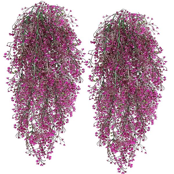 Kunstblumenstrauß Kunstblume 4 Stück Künstliche Wandblumen, günstig online kaufen