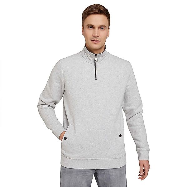 TOM TAILOR Sweatshirt Troyer Grindle Contrast (1-tlg) günstig online kaufen