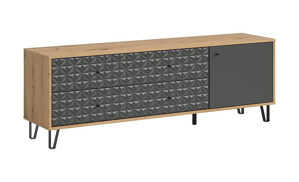 Lowboard  Prisma ¦ holzfarben ¦ Maße (cm): B: 164 H: 56 Kommoden & Sideboar günstig online kaufen