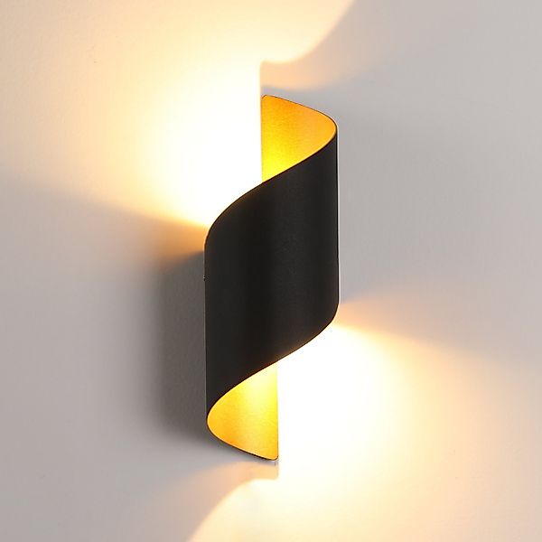 OULENBIYAR LED Wandleuchte 10W Spiral Wandlampe, günstig online kaufen