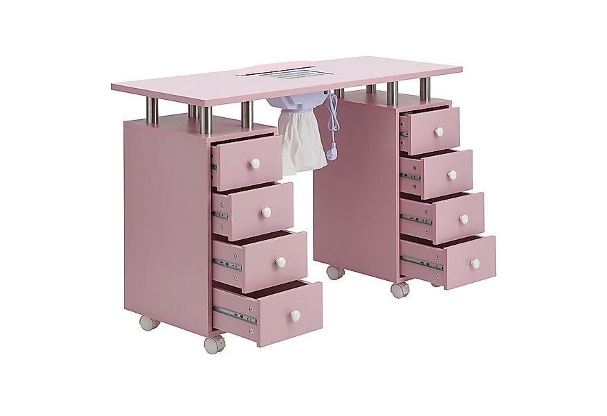 DARDVORLAG Arbeitstisch Profi Maniküretisch, Nageltisch mit Absaugung und 8 günstig online kaufen