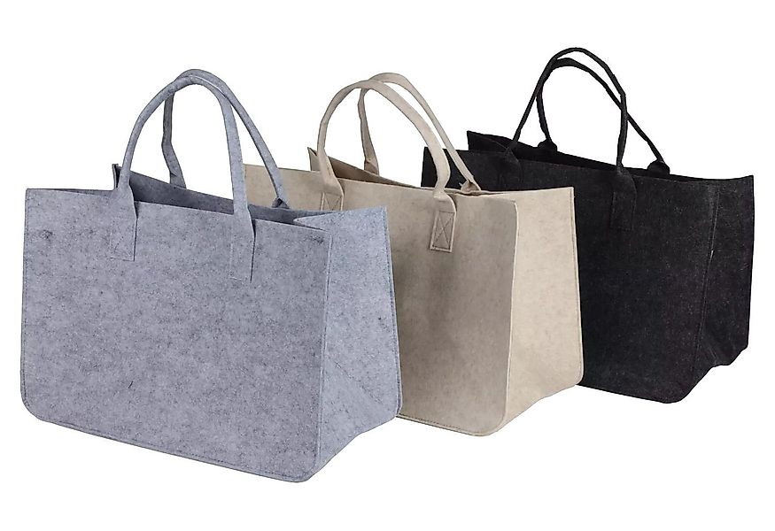 BURI Tragetasche Filztasche Kamin Brennholz Korb günstig online kaufen