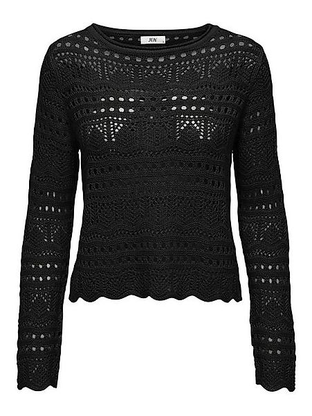 JACQUELINE de YONG Strickpullover Legerer Feinstrick Weiches Vintage Strick günstig online kaufen