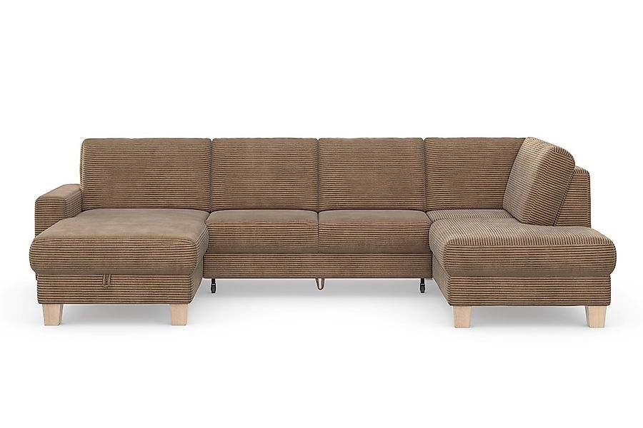 Home affaire Wohnlandschaft "Summer U-Form", mit oder ohne Bettfunktion und günstig online kaufen