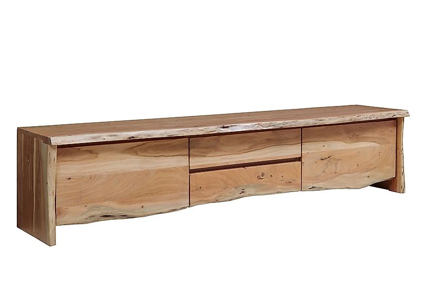Massivmoebel24 TV-Board (TV-Board Akazie 220x45x50 natur günstig online kaufen