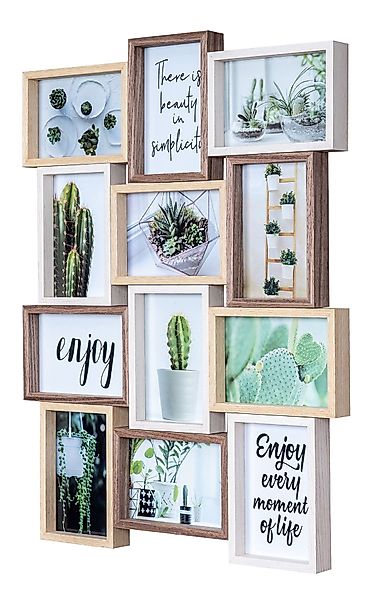 Levandeo® Bilderrahmen Collage, Bilderrahmen Collage BxH günstig online kaufen