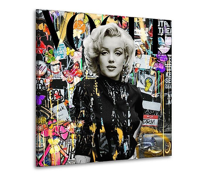 Artedinoi Leinwandbild Pop Art Ikone Leinwandbild Wandbild XL Kunst Deko günstig online kaufen