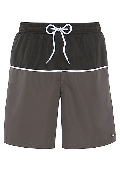 s.Oliver Badeshorts, mit kontrastfarbigen Details günstig online kaufen