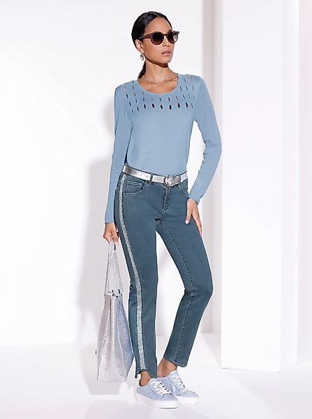 creation L Rundhalspullover "Pullover" günstig online kaufen