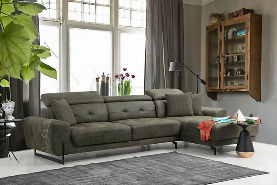 JVmoebel Ecksofa Relax Eck Sofa L-Form Luxus Möbel Wohnzimmer Eck Sofa, 3 T günstig online kaufen