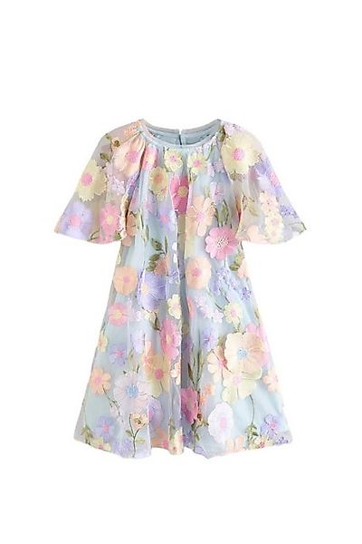 Next Partykleid Festliches Kleid mit Stickerei und Flügelärmeln (1-tlg) günstig online kaufen