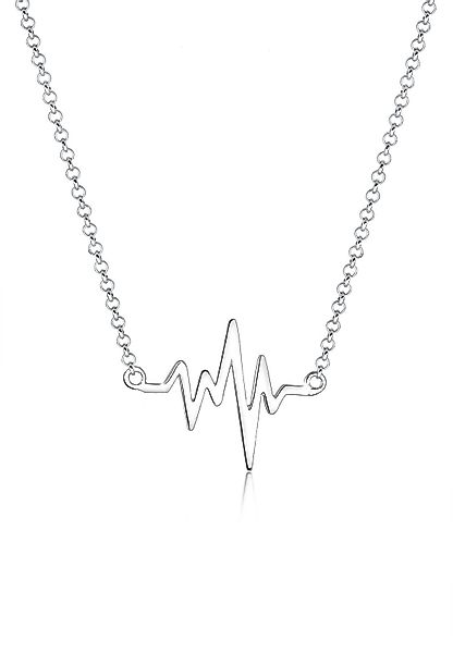 Elli Kette mit Anhänger Herzschlag Anhänger günstig online kaufen