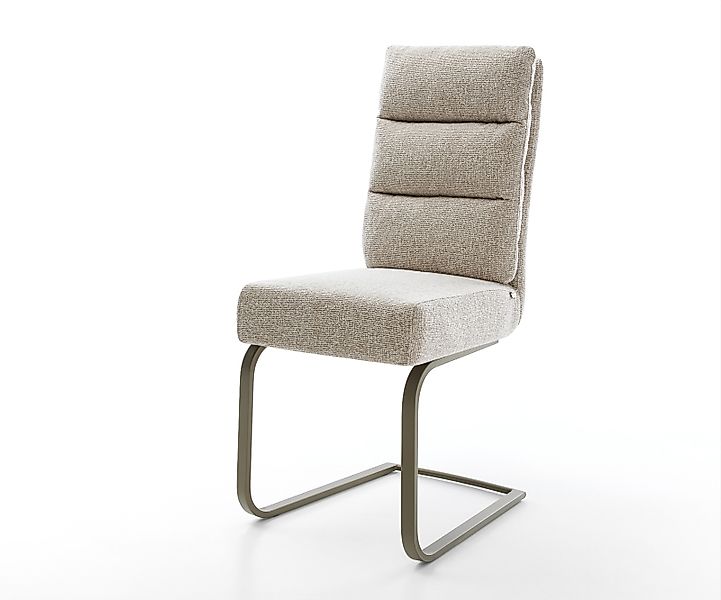 Freischwinger Pela-Flex Webstoff Soft Beige Freischwinger flach Effektfinis günstig online kaufen