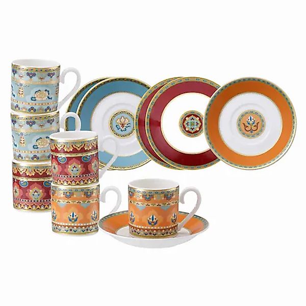Villeroy & Boch Tasse »Espressotassen mit Untertassen Samarkand 50 ml 12er günstig online kaufen