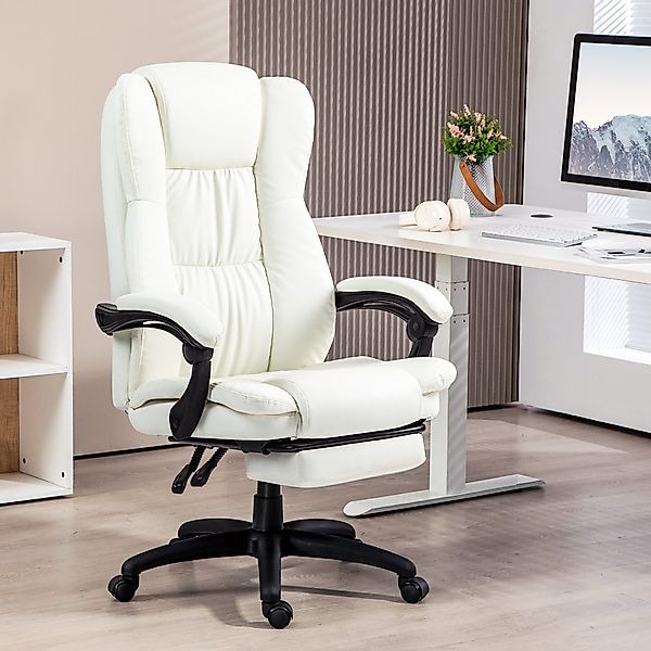 Vinsetto Schreibtischstuhl Bürostuhl mit Massagefunktion Chefsessel günstig online kaufen