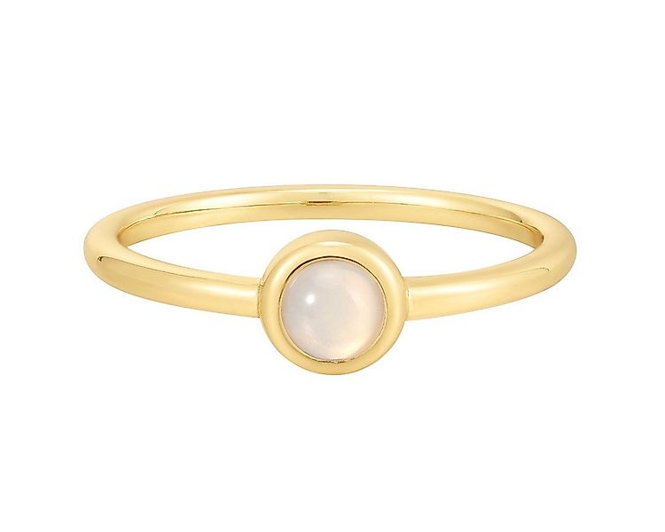 Glanzstücke München Silberring Sterling Silber, mit Mondstein (synth) günstig online kaufen