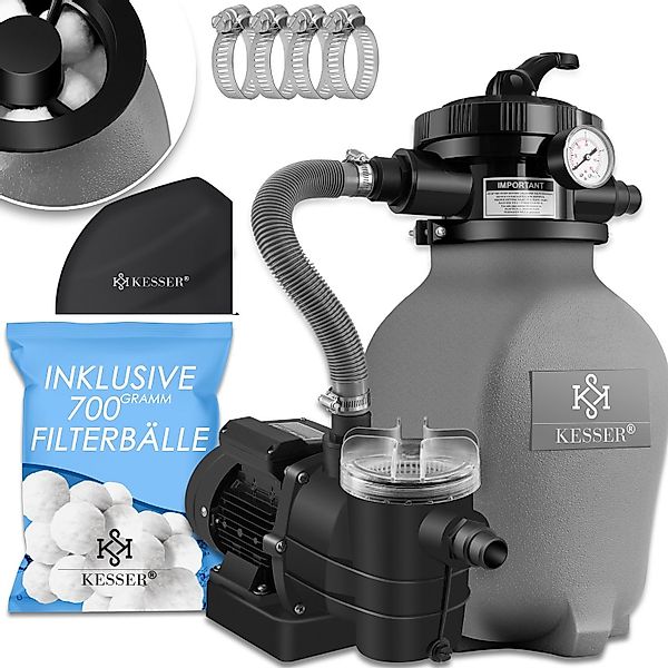 KESSER Sandfilteranlage, Sandfilteranlage Sandfilter 700g Filterbälle günstig online kaufen