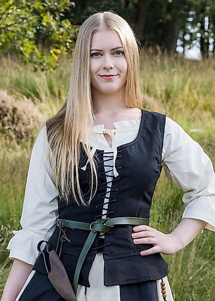 Battle Merchant Ritter-Kostüm Mittelalterliche Korsage / Miederweste Tilda, günstig online kaufen