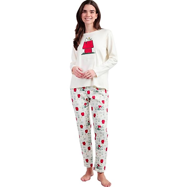 Admas  Kleider & Outfits Pyjama Hose Top Langarm Classic Peanuts günstig online kaufen